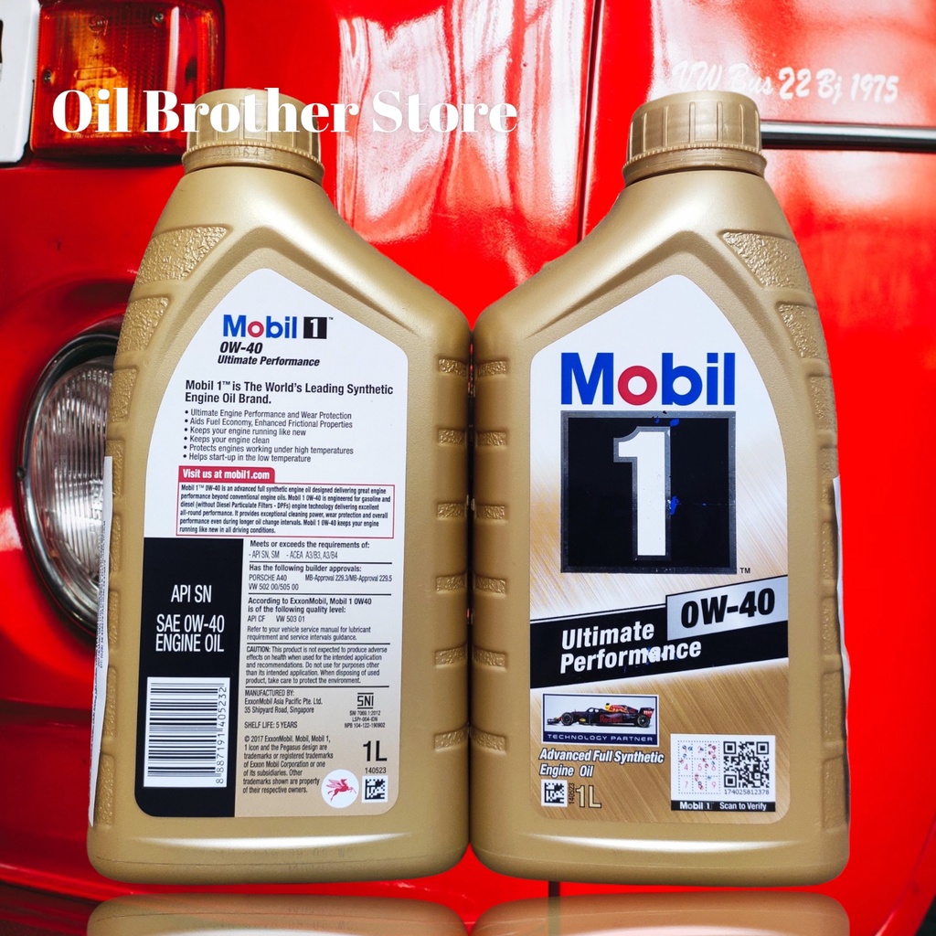 Mobil 1 0W40 cho bảo dưỡng xe SH