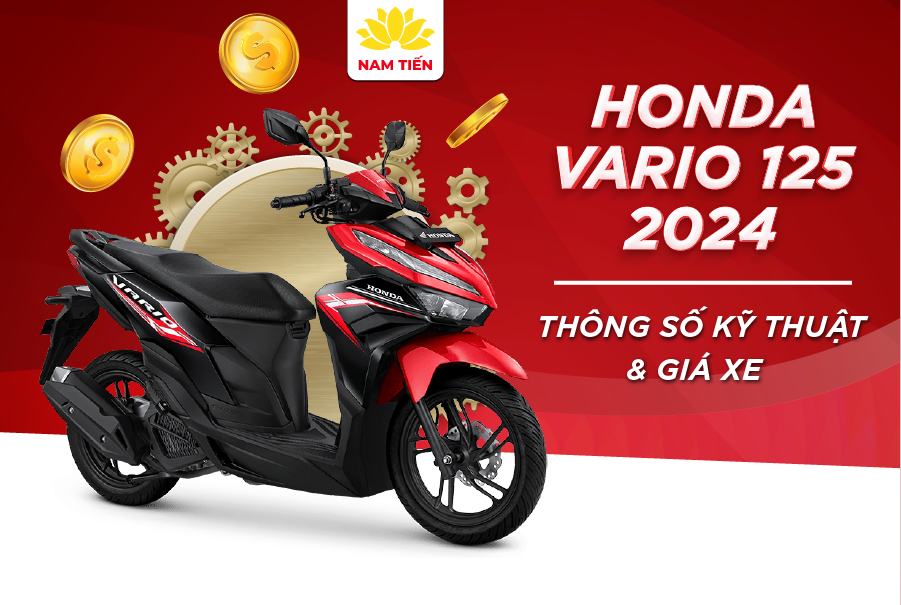 thông số kỹ thuật của Vario 125 2024