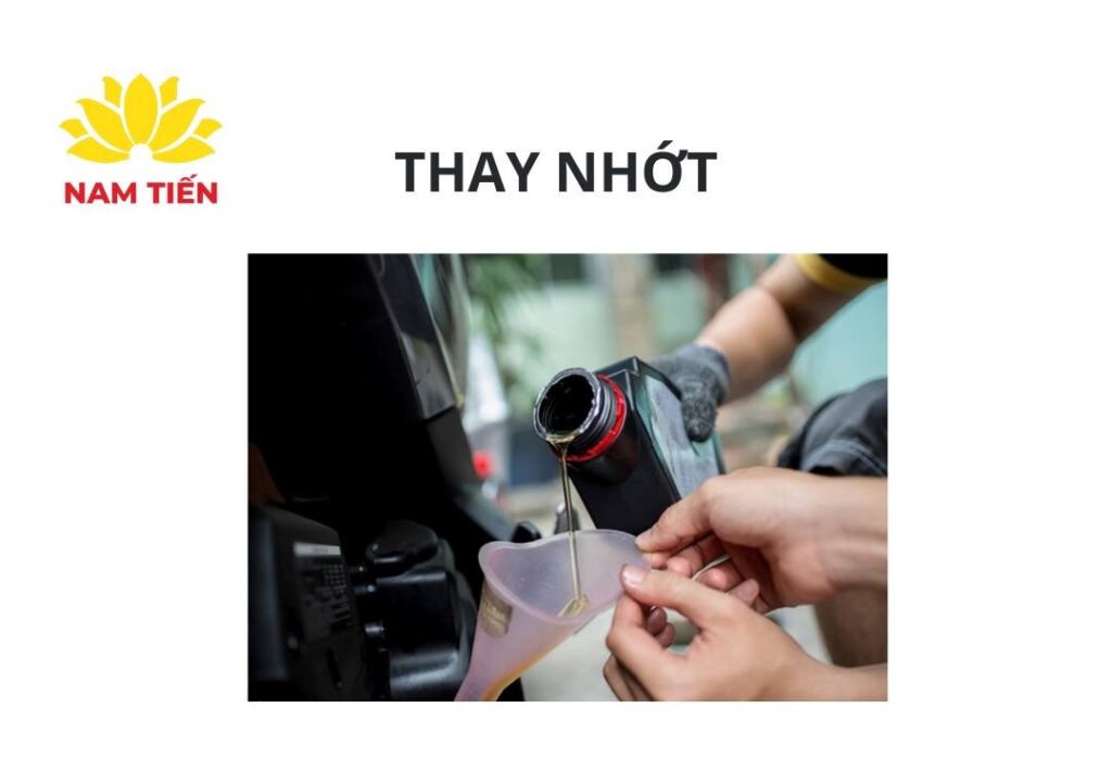 thay nhơt xe máy sh là yếu tố đầu tiên cần bảo dưỡng xe