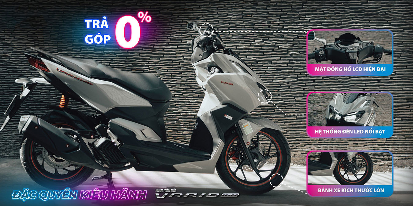 mua xe Honda Vario 160 trả góp