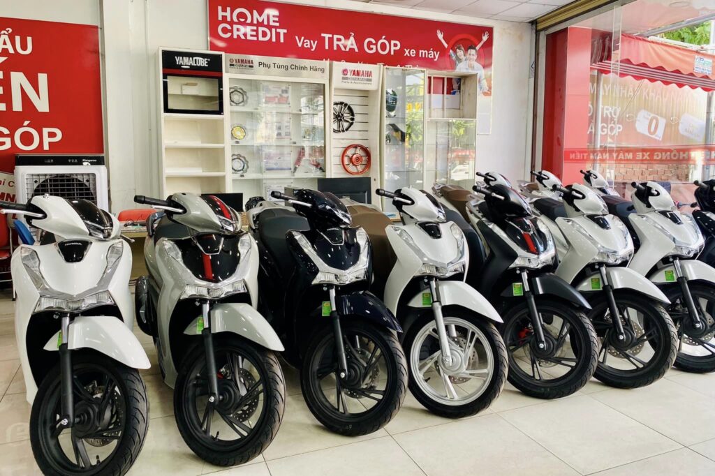 Cửa hàng xe máy trả góp