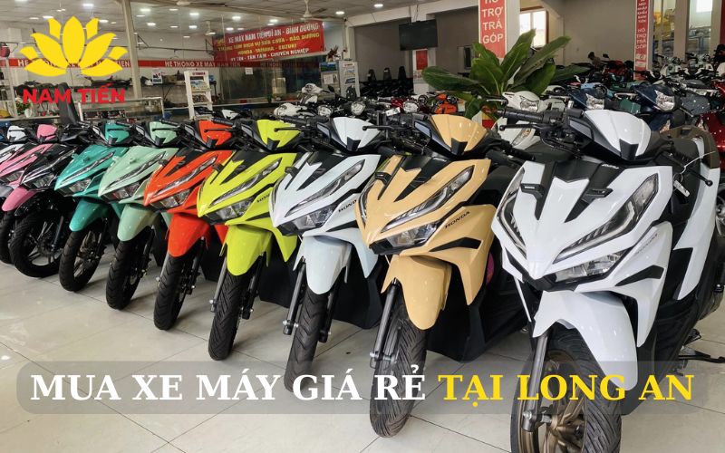 Mua trả góp xe máy Long An lãi suất thấp