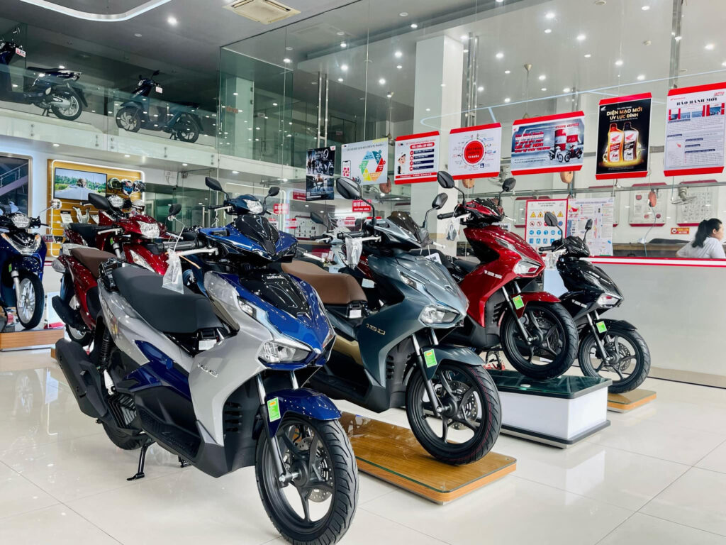 Đại lý xe máy trả góp