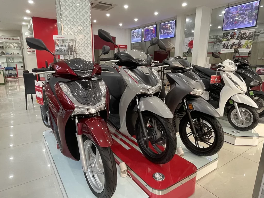 Đại lý bán xe máy trả góp