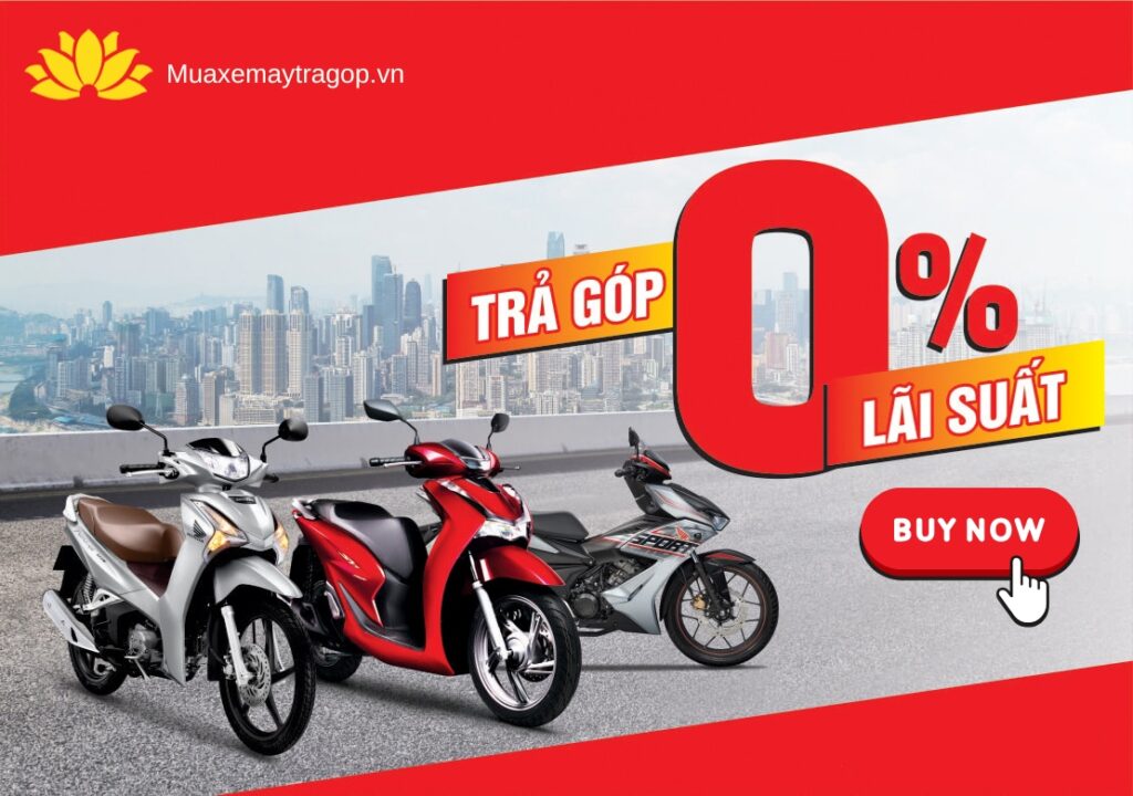 Đại lý bán xe máy trả góp