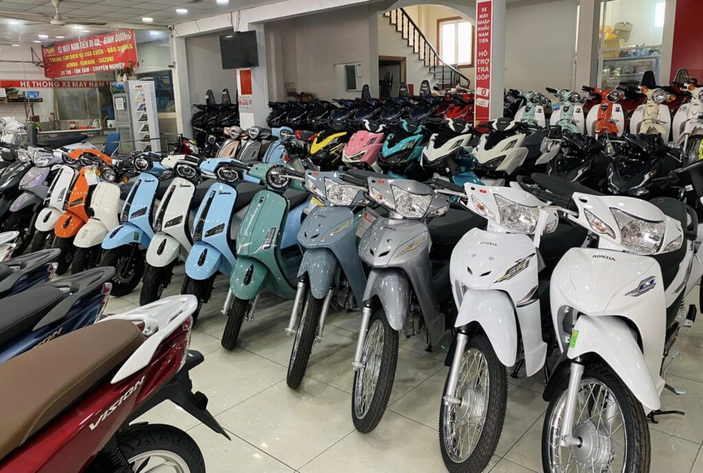 đại lý xe máy trả góp