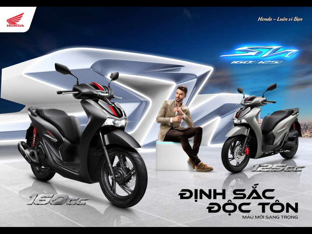 Đại lý xe Honda SH 160i ủy quyền tại TPHCM