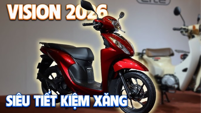 Đánh giá chi tiết xe Honda Vision 2026 mới ra mắt