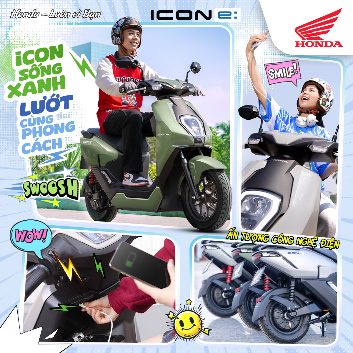 Ai nên mua trả góp xe điện HONDA ICON E?