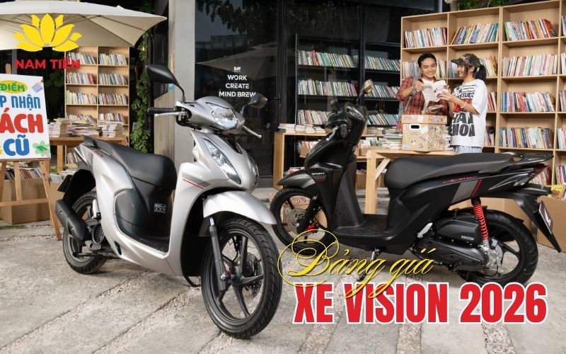 Bảng giá xe Vision 2026 mới nhất