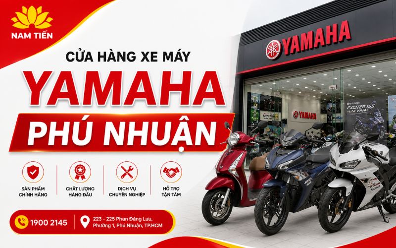 Cửa hàng xe máy Yamaha Phú Nhuận chính hãng giá tốt