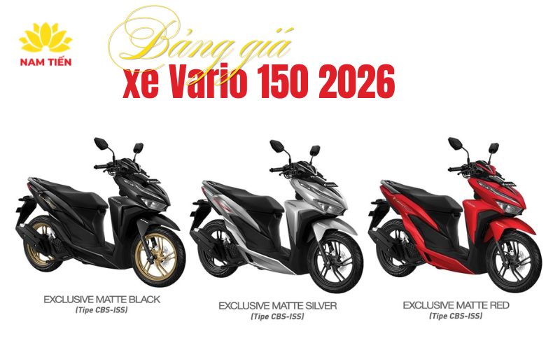 Giá xe Vario 150 mới nhất 2026