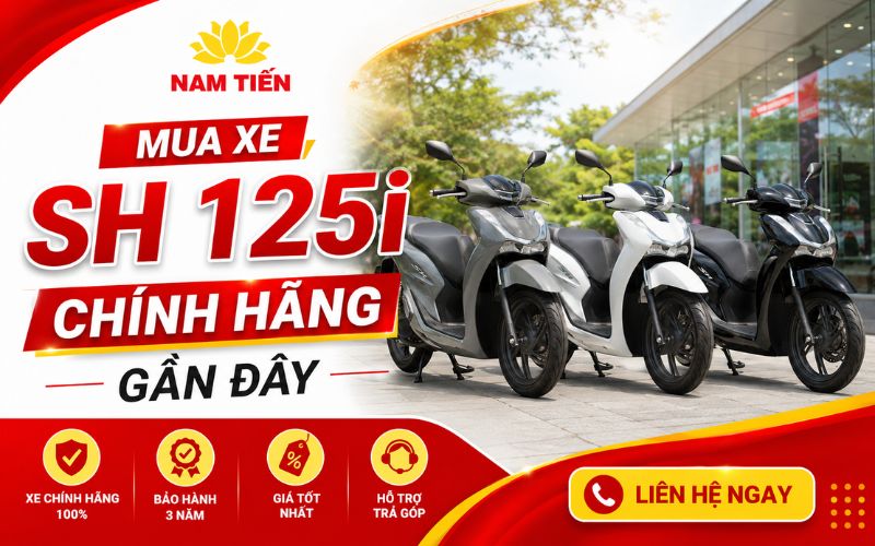 Mua xe Sh 125i chính hãng gần đây