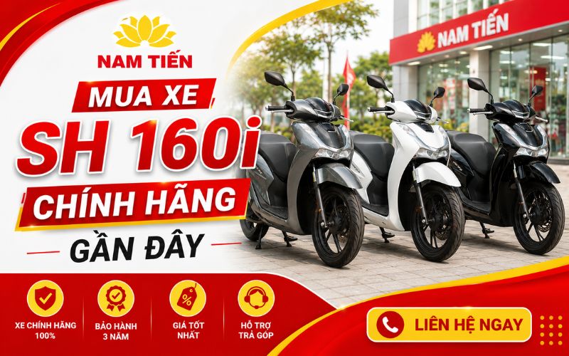 Mua xe Sh 160i chính hãng gần đây
