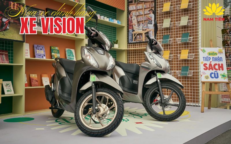 Mua xe Vision chính hãng gần đây