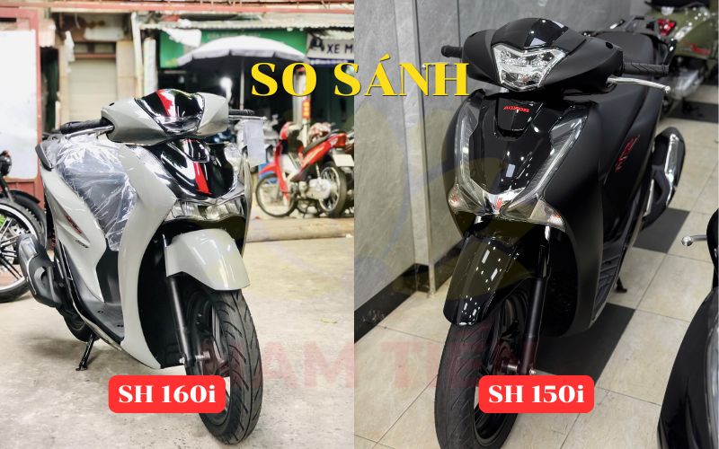 SH 150i và SH 160i có điểm gì khác biệt