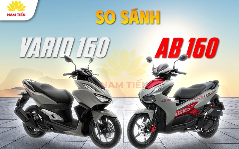 So sánh tất tần tật giữa xe Vario 160 và Air Blade 160
