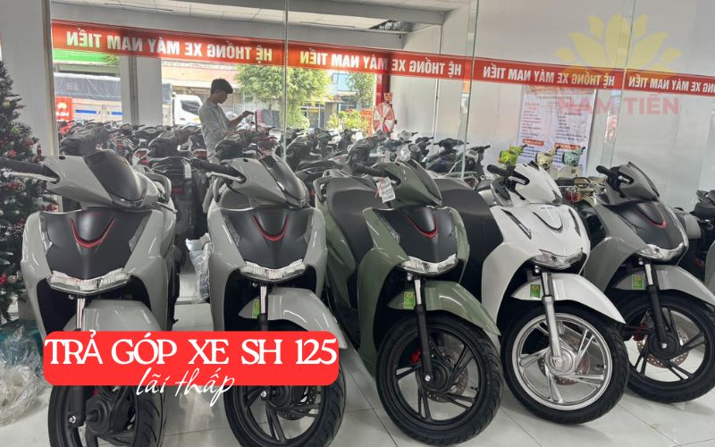 Trả góp xe SH 125 ở đâu lãi thấp