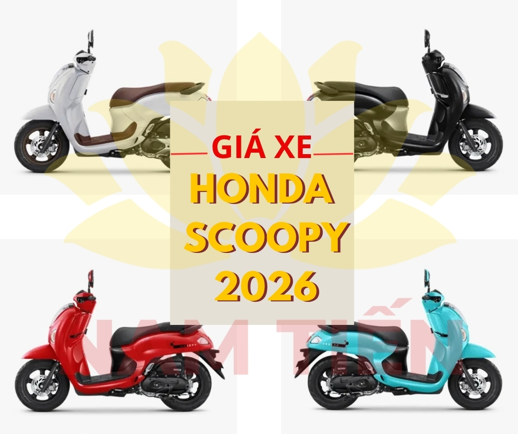 Bảng giá xe Honda Scoopy 2026 mới nhất hôm nay