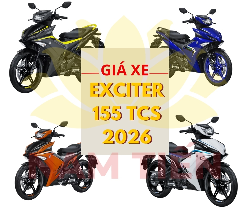 Bảng giá xe Yamaha Exciter 155 TCS 2026 mới nhất hôm nay