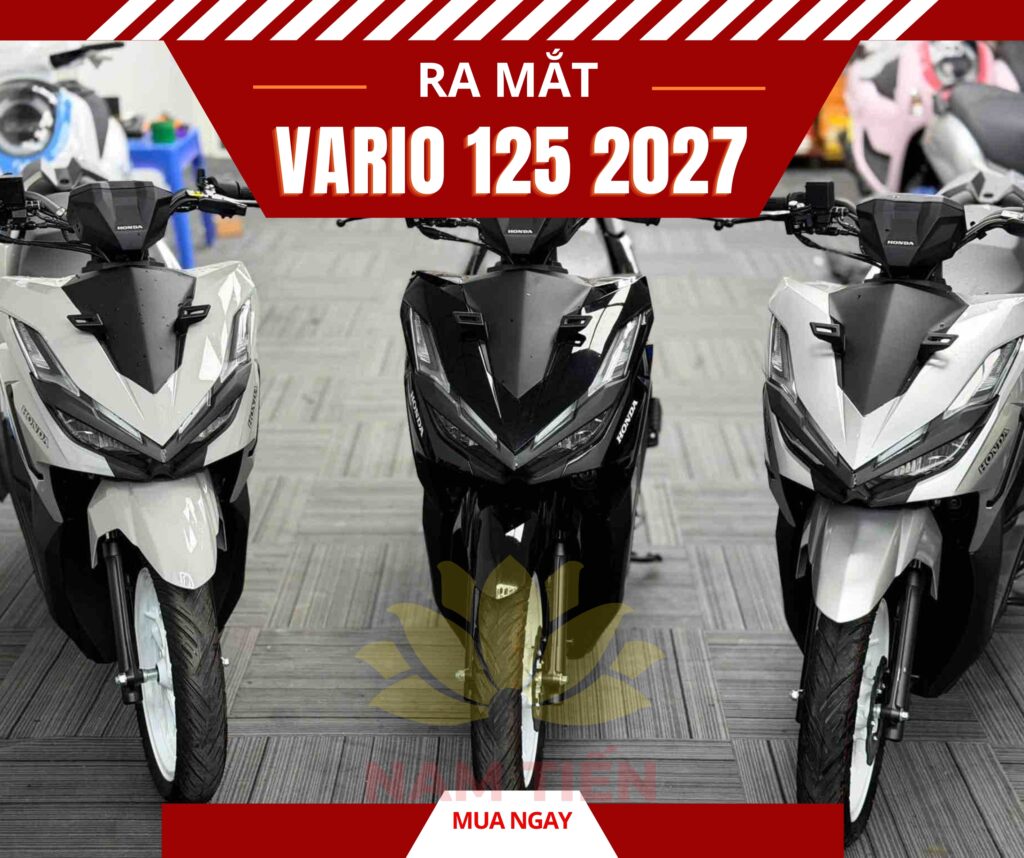 Honda Vario 125 2027 vừa ra mắt: Động cơ đạt tiêu chuẩn khí thải Euro 4