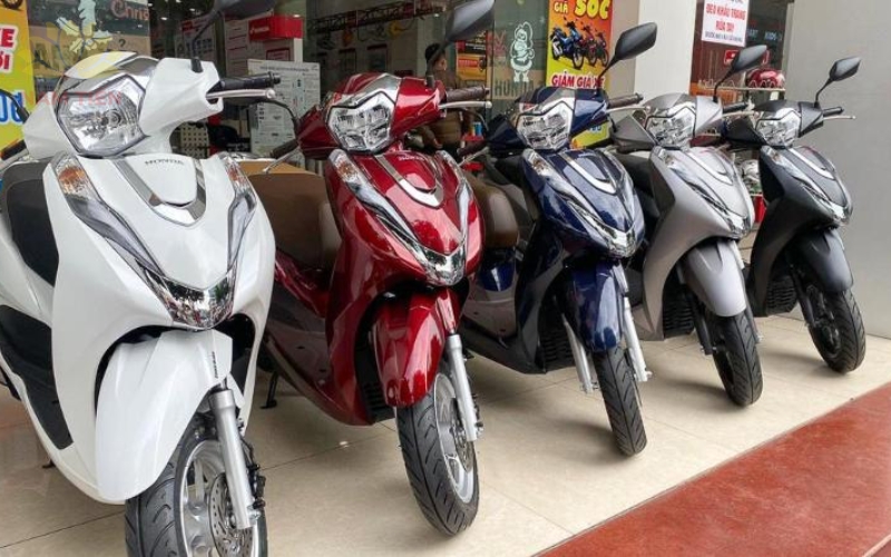 Mức trả trước tại nơi mua trả góp xe máy tại TPHCM